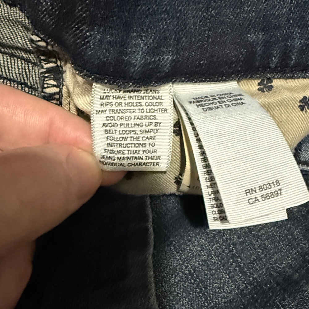 Lucky Brand Men's Dark Blue Straight Jeans 32x30 - Picture 7 of 8